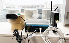 Example of a prototype wireless-communication testing environment