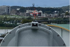 Photos of the line-of-sight environment for wireless communication links