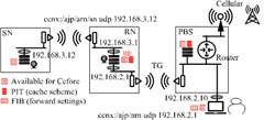 Network model of the integrated non-terrestrial ICWSN test operation