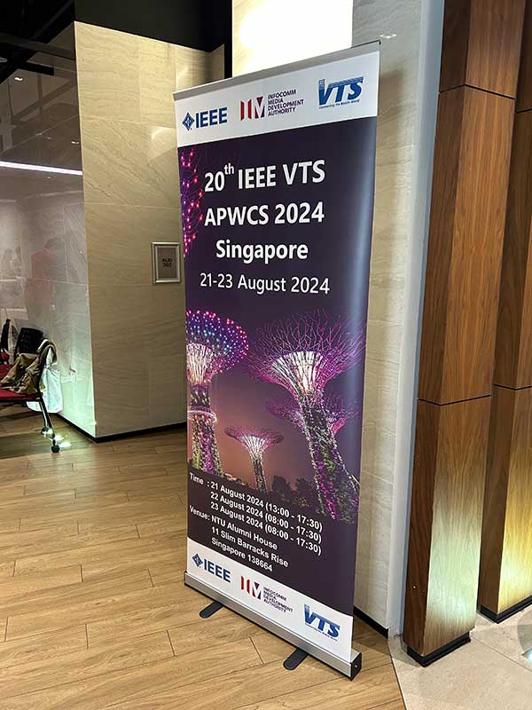 IEEE APWCS 2024での研究成果発表など