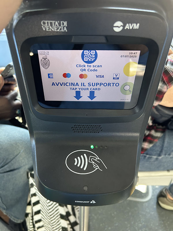 伊ベネチア移動(備忘録):伊ベネチア/メストレ地区(ノボテル周辺)の路線バスの支払い