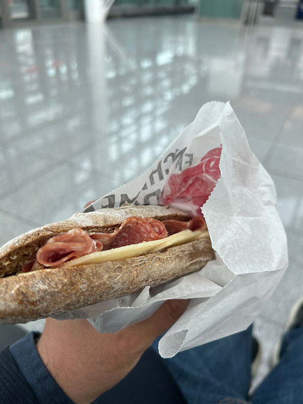 伊ベネチア移動(復路):独ミュンヘン(経由地)にて乗継ぎました