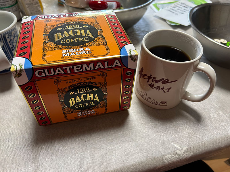 バチャコーヒーをいただきました