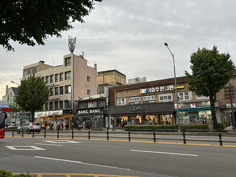 出張先周辺の移動とソウル市内まで