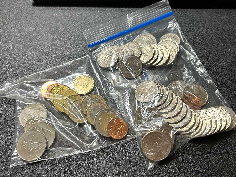 外国硬貨をポケットチェンジでニモカに交換しました