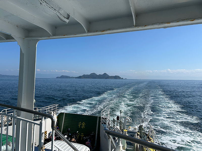 瀬戸内海の松山沖にある怱那諸島を楽しみました